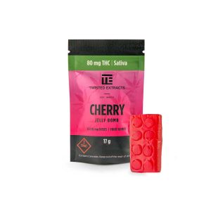 Buy Twisted Extracts - Cherry Jelly Bomb - 80MG THC - Sativa EZ Weed Online