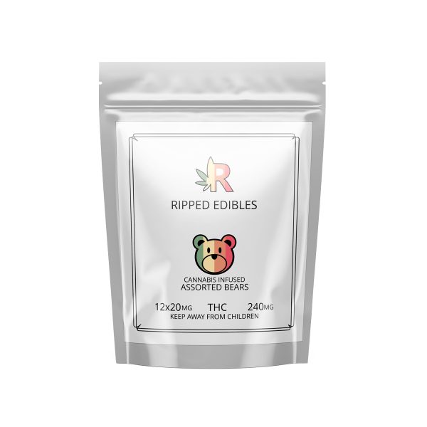 Buy Ripped Edibles - Assorted Bears - 240MG THC EZ Weed Online