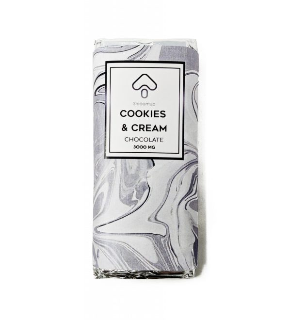 Buy ShroomUP Cookies and Cream Chocolate Bar 3000MG EZ Weed Online