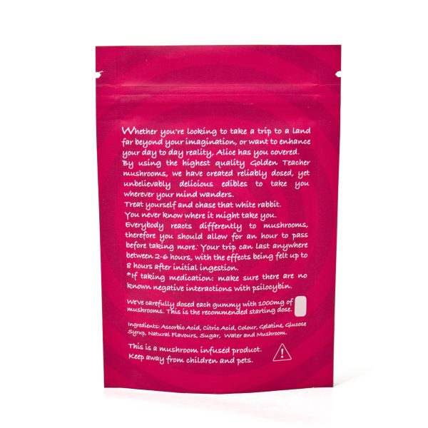 Buy Alice Cherry Mushroom Gummy Back Packing EZ Weed Online