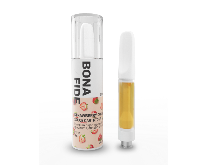 Photographie source: Bonafide – Sauce Cartridge – Strawberry Cough