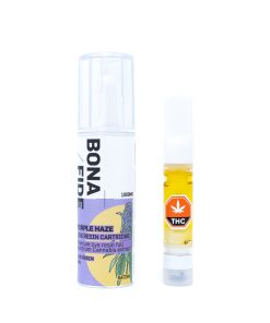 Bonafide - Live Resin Cartridge - Purple Haze 1ML