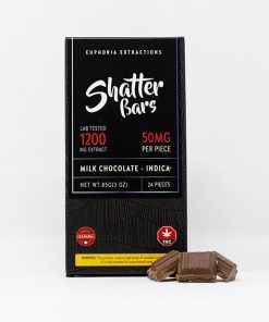Euphoria Extractions Milk Chocolate Indica Bar 1200MG