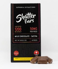 Euphoria Extractions Milk Chocolate Sativa Bar 1200MG