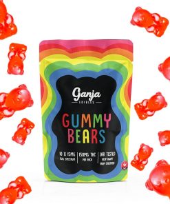 Ganja Edibles - Strawberry Gummy Bears 150MG