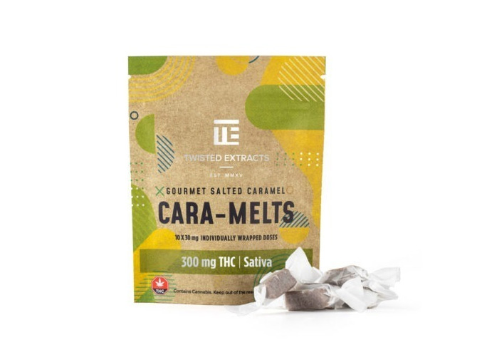 Photographie source: Twisted Extracts – Sativa Salted Cara-Melts