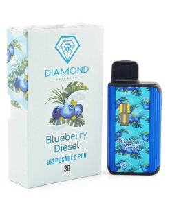 Diamond  Disposable Vapes - Blueberry Diesel - 3G