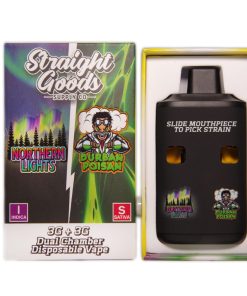Straight Goods Dual Chamber Disposable Vapes 6G - Northern Lights/Durban Poison