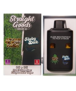 Straight Goods Dual Chamber Disposable Vapes 6G - Afghan Kush / Moby Dick