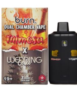 Burn Dual Chamber Disposable Vape – Mimosa + Wedding Cake 6G