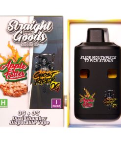 Straight Goods Dual Chamber Disposable Vapes 6G -  Apple Fritter / Ghost Rider OG