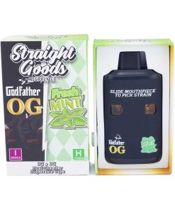 Straight Goods Dual Chamber Disposable Vapes 6G - Godfather OG / Fresh Mint