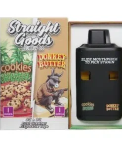 Straight Goods Dual Chamber Disposable Vapes 6G - Cookie Kush / Donkey Butter