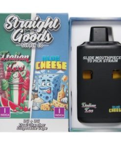 Straight Goods Dual Chamber Disposable Vapes 6G - Italian Ice / Blue Cheese