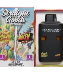 Straight Goods Dual Chamber Disposable Vapes 6G - Peyote Cookies / Nuken