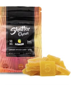 Euphoria Extractions - Shatter Chews - Lemon 50MG (Sativa)
