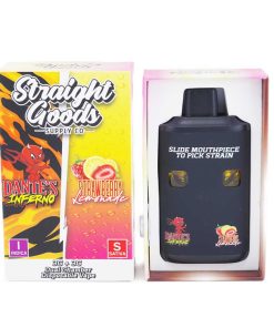 Straight Goods Dual Chamber Disposable Vapes 6G - Dante's Inferno / Strawberry Lemonade