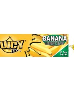 Juicy Jay's – 1 1/4  Banana Flavoured Rolling Papers