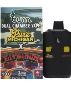 Burn Dual Chamber Disposable Vape – Pure Michigan x El Patron 6G