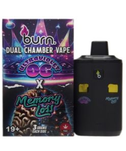 Burn Dual Chamber Disposable Vape – Ultraviolet OG x Memory Loss 6G