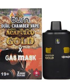Burn Dual Chamber Disposable Vape – Acapulco Gold x Gas Mask 6G