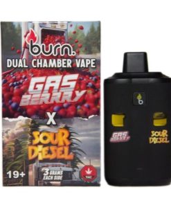 Burn Dual Chamber Disposable Vape – Gas Berry x Sour Diesel 6G