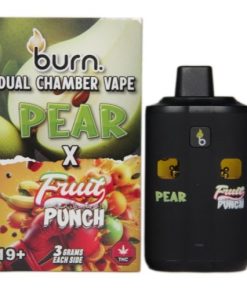 Burn Dual Chamber Disposable Vape – Pear x Fruit Punch 6G