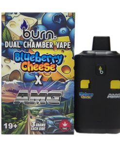 Burn Dual Chamber Disposable Vape – Blueberry Cheese x AMG 6G