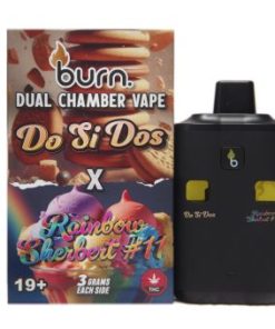 Burn Dual Chamber Disposable Vape – Do Si Dos x Rainbow Sherbert #11 6G