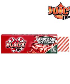 Juicy Jay's – 1 1/4  Candy Cane Flavored Ultra Thin Hemp Rolling Papers
