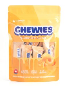 Canndy Chewies 480MG THC - Peach Bomb