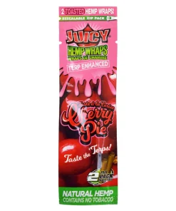 Juicy Hemp Wraps Terp Enhanced Cherry Pie