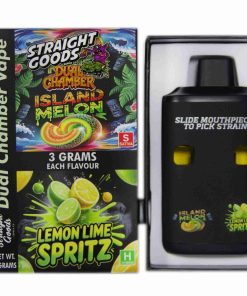 Straight Goods Dual Chamber Disposable Vapes 6G - Island Melon / Lemon Lime Spritz 6G