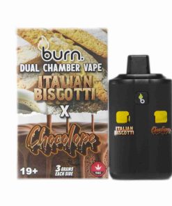 Burn Dual Chamber Disposable Vape – Italian Biscotti x Chocolope 6G