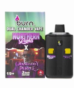 Burn Dual Chamber Disposable Vape – Northern Lights x Grandaddy Purple 6G