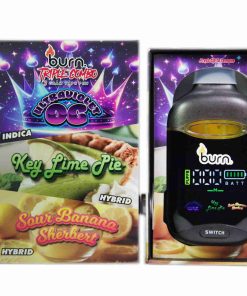 Burn Triple Threat – Ultra Violet OG + Key Lime Pie + Sour Banana Sherbert (3 Gram)