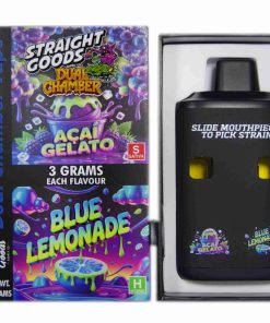 Straight Goods Dual Chamber Disposable Vapes 6G - Acai Gelato / Blue Lemonade