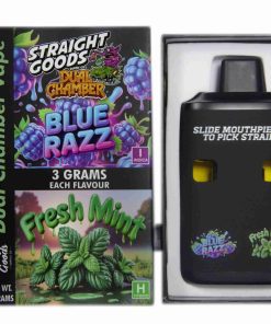 Straight Goods Dual Chamber Disposable Vapes 6G - Blue Razz / Fresh Mint
