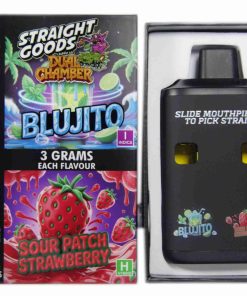 Straight Goods Dual Chamber Disposable Vapes 6G - Bluejito / Sour Patch Strawberry