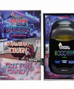 Burn Triple Threat – Blueberry Diesel + Strawberry Cough + Cotton Candy (3 Gram)