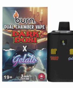 Burn Dual Chamber Disposable Vape – Dark Dosi x Gelato