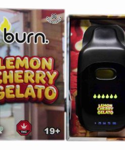 Burn Disposable Vapes - Lemon Cherry Gelato